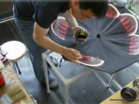 岡山県玉野市迫間 染織工房